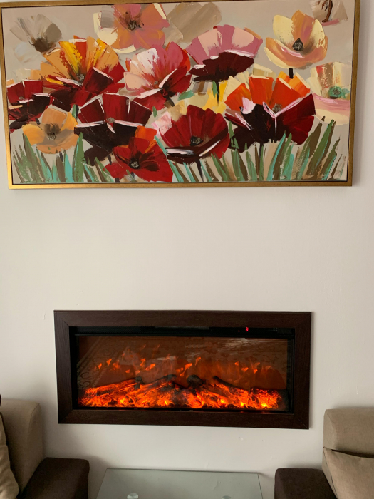 Focar electric Tasmania, Dimensiuni (IxLxA): 883x367x159 mm, 1500 W, Telecomanda, Reglarea luminozitatii, 2 trepte de incalzire [4]