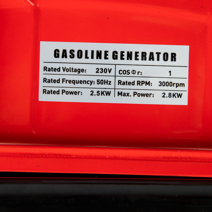 Generator pe benzina,HEBER®, 2800W, motor 4 timpi, autonomie 10 ore [12]