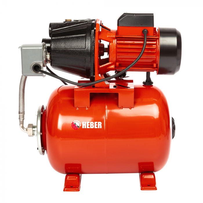 Hidrofor Heber®, AUTOJET80S, 24L, 1000W, 50l/min, H refulare 40m, cu turbina din bronz [4]