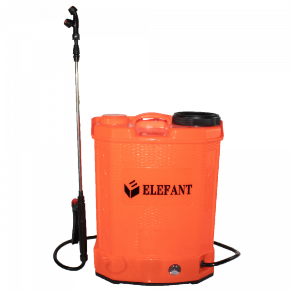 Pompa de stropit gradina electrica ELEFANT, 16 L, acumulator, 6 BAR, regulator, lance 85 cm, 3 duze [1]