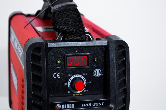 Invertor de sudura HEBER® HBR-325T, 300 A, electrod 1.6 - 5 mm, afisaj digital, lungime cabluri 3 metri + accesorii de sudura incluse [5]