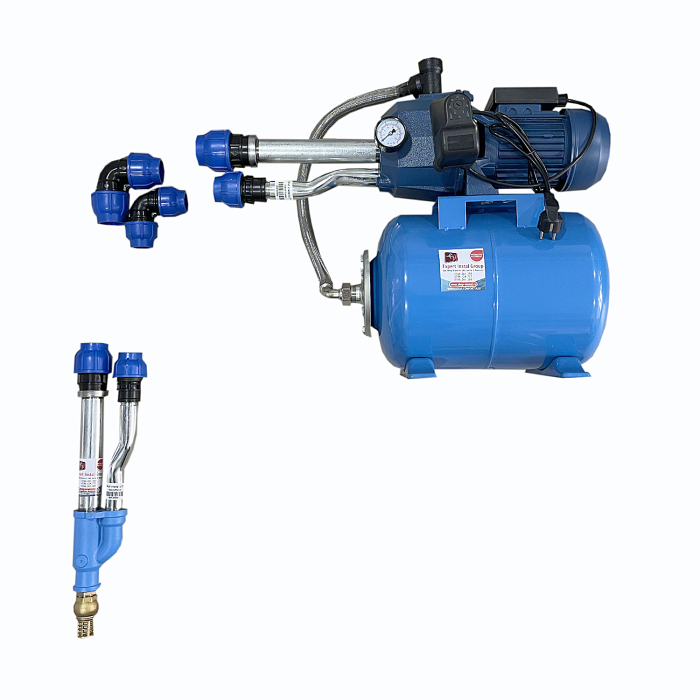 Kit complet schema pentru montaj pentru hidrofor cu ejector cu absorbtie intre 9 si 40 metri [2]