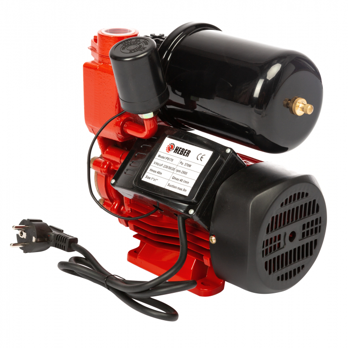 Mini hidrofor Heber®, PS170, 1L, putere 370W, debit 35l/min, H refulare 30m [10]