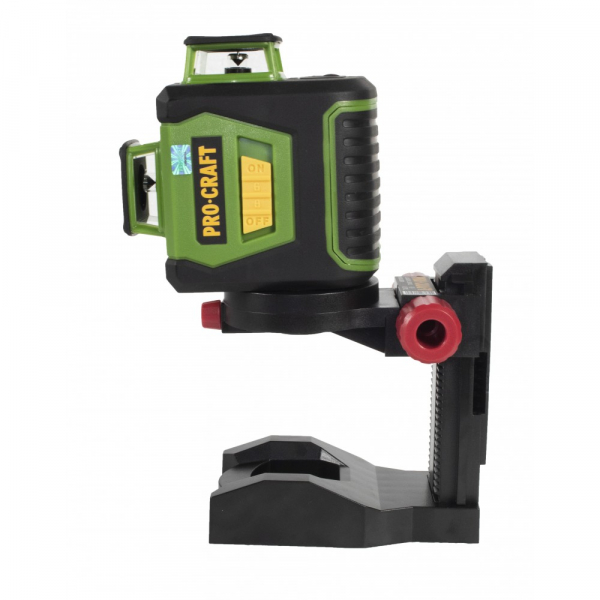 Nivel laser PROCRAFT LE-3G, de perete, 360 grade, 12 linii verzi + suport + cutie transport [2]