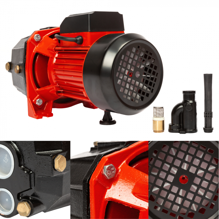 Pompa apa de suprafata, AUTODP 255, cu ejector, Heber® 1150 W, 80L/minut, inaltime refulare 42 m, adancime maxima de absorbtie 25 m [11]
