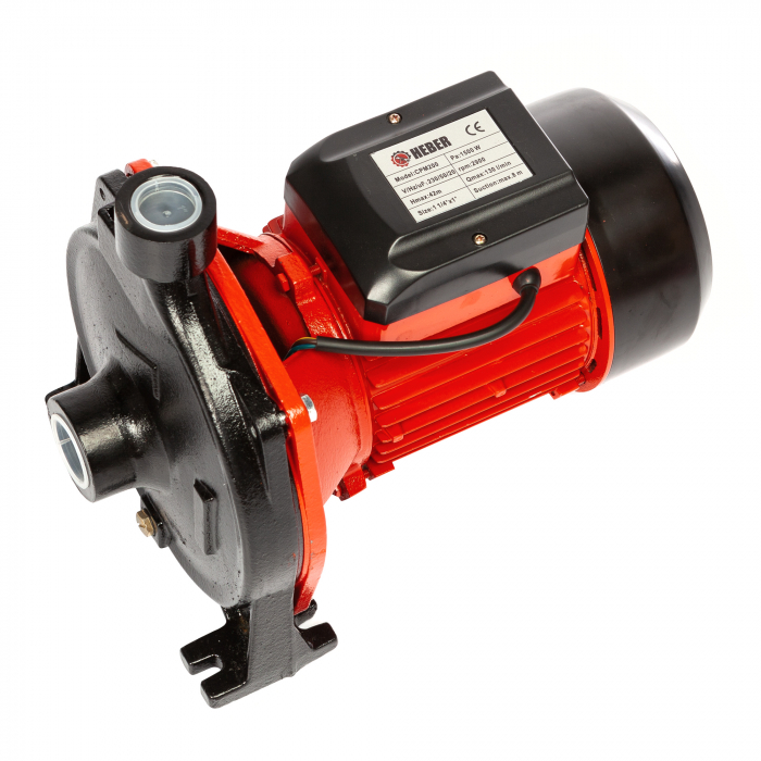 Pompa apa de suprafata, CPM 200, Heber® 1500 W, 130L/minut, racord 1", inaltime refulare 42 m [8]