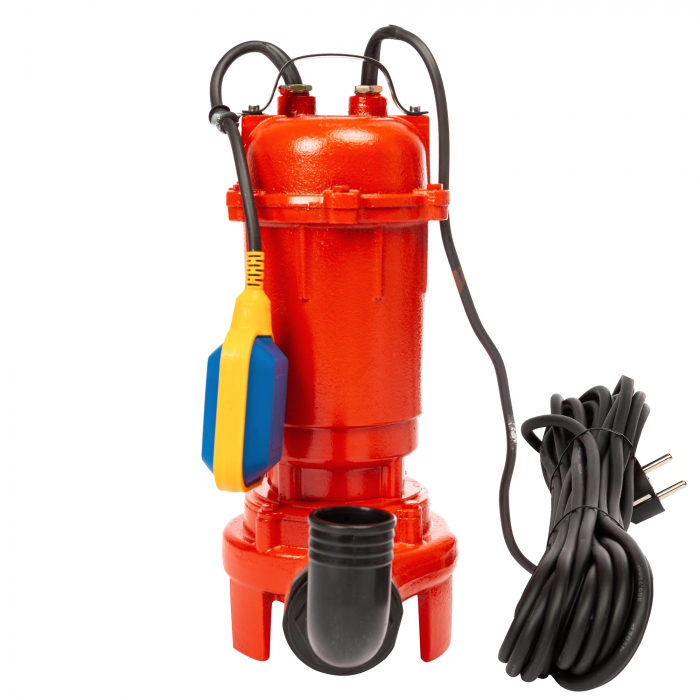 Pompa apa murdara cu tocator, Heber® WQCD10-10-0.75F, 750W, debit 80m3/h, H refulare 10m, submersibila [2]