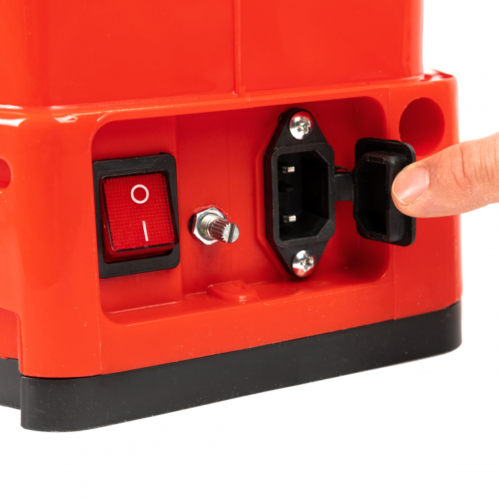 Pompa de stropit electrica, 20 litri, Heber®, regulator de presiune, 6 bari, cu acumulator, 5 duze incluse [8]