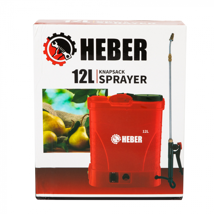 Pompa de stropit electrica , HEBER, 12 L, acumulator, regulator presiune,5 duze incluse [3]