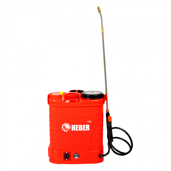 Pompa de stropit electrica , HEBER, 12 L, acumulator, regulator presiune,5 duze incluse [2]