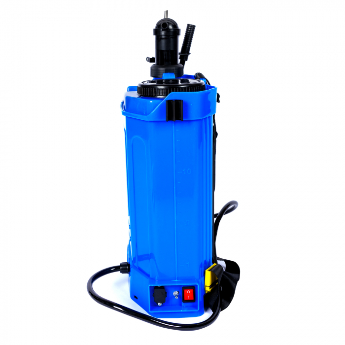 Pompa de stropit electrica + manuala 2 in 1, Schumann®, 16 L, acumulator, 6 BAR, regulator, 5 duze de stropire incluse [11]
