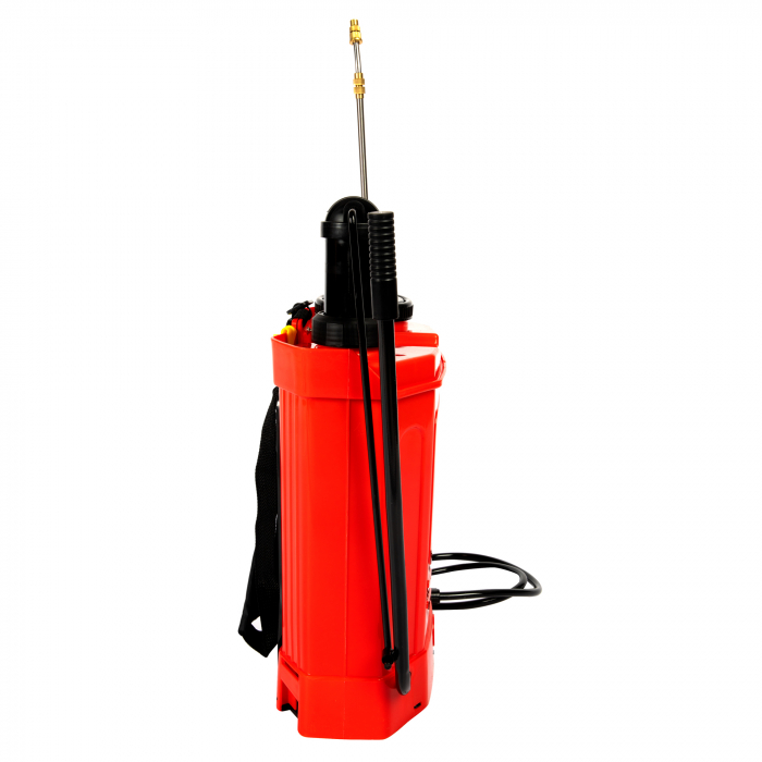 Pompa de stropit electrica + manuala (2in1), HEBER, 16 L, acumulator, 6 BAR, regulator, 5 duze de stropire incluse incluse [8]