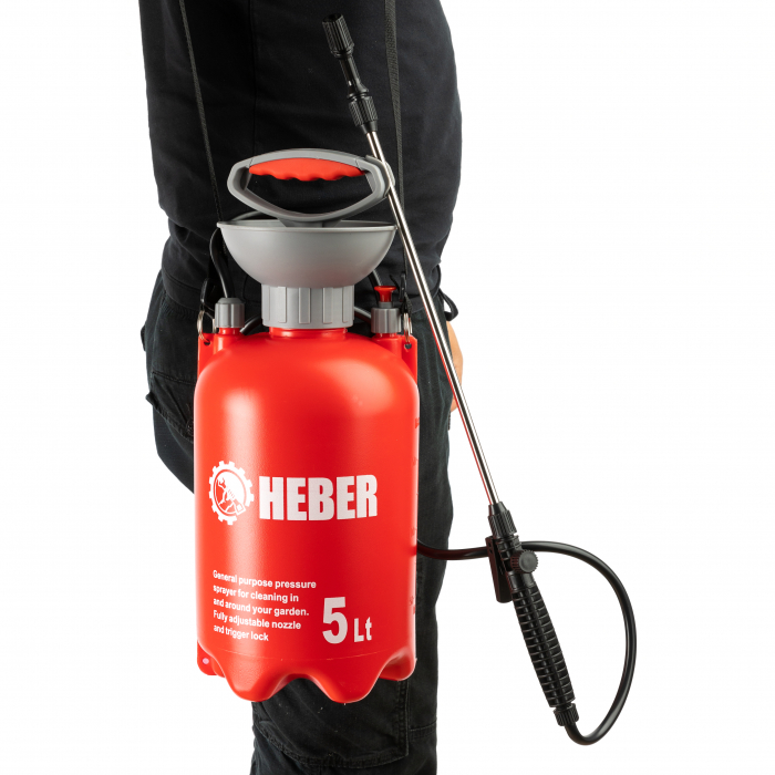 Pompa de stropit manuala, 5 litri, Heber®, duze incluse [2]