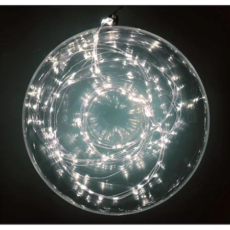Ghirlandă cu LED-uri micro, 80 buc LED alb rece, pentru exterior [3]