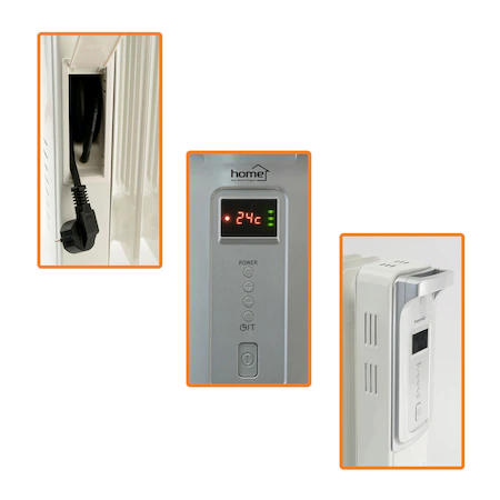 Radiator cu ulei, digital, 11 elementi, 2200W [2]