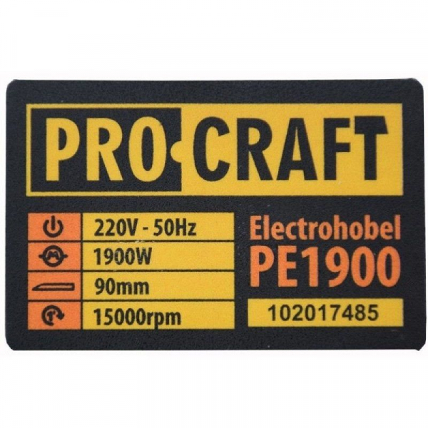 Rindea electrica PROCRAFT PE1900 [3]