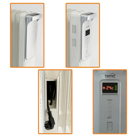 Radiator cu ulei, trei trepte de încălzire,13 elemenți, termostat electronic,ecran color [2]