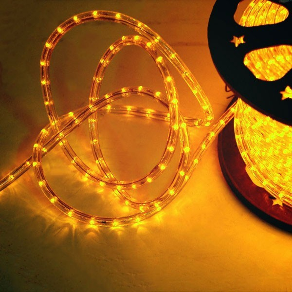 Rola led, furtun luminos de exterior, ALB CALD, 20 m, alimentator inclus [3]