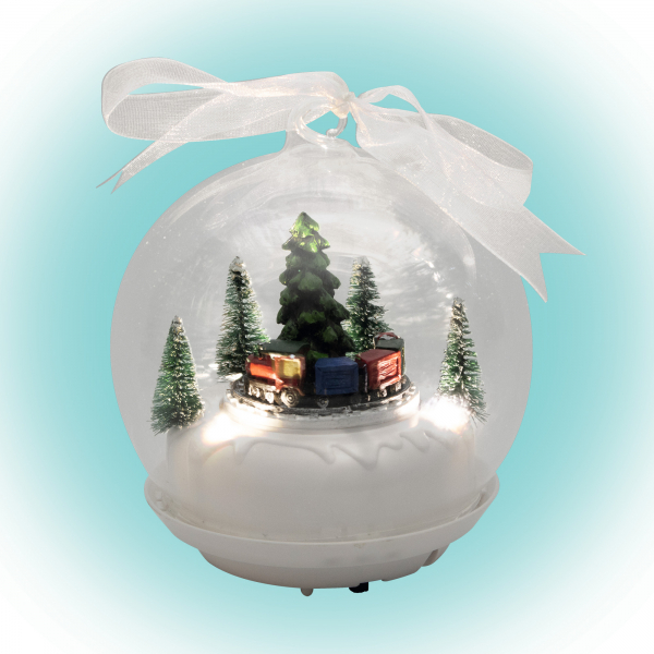 Sceneta, tren in glob din sticla [2]