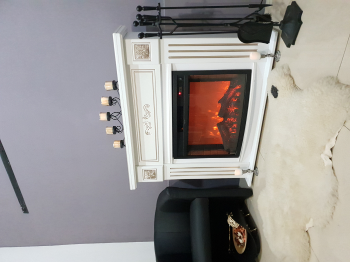 Semineu Diana cu focar electric Zakynthos, Dimensiuni 933x1117x270 mm, Efect 3D, Telecomanda [4]