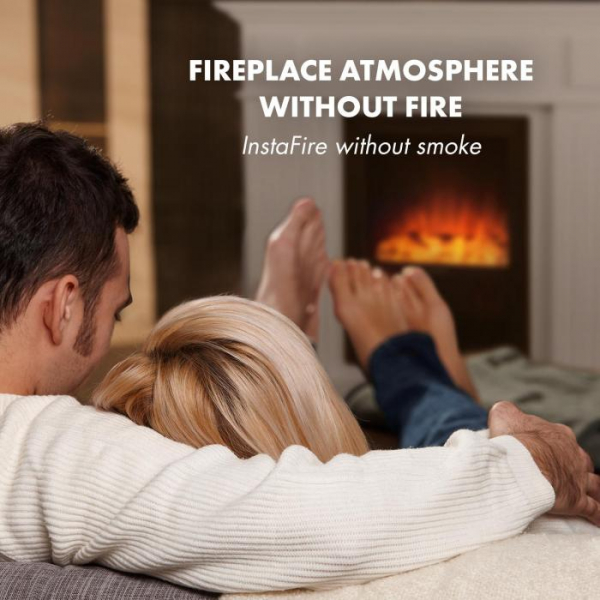 Semineu electric, 2000 W, efect de busteni si flacara reala, 2 trepte de incalzire, programabil, termostat electronic [4]