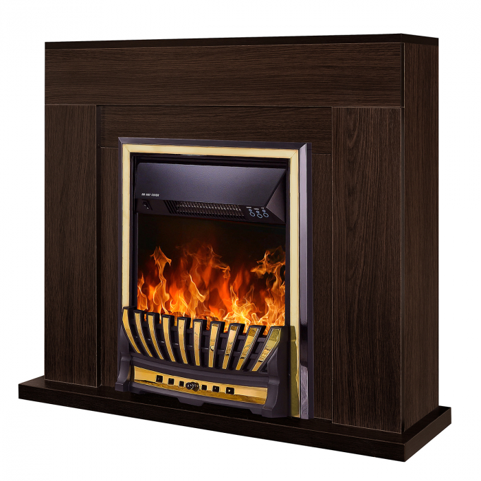 Semineu electric Agnes Wenge & Meridian, Dimensiuni (I*L*A) :850*880*300 mm, 2000W, 2 trepte de putere [2]