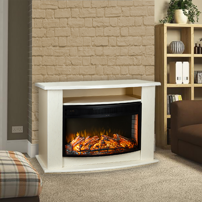 Semineu electric August alb & Iris, Dimensiuni (I*L*A) :823*1224*450 mm [2]