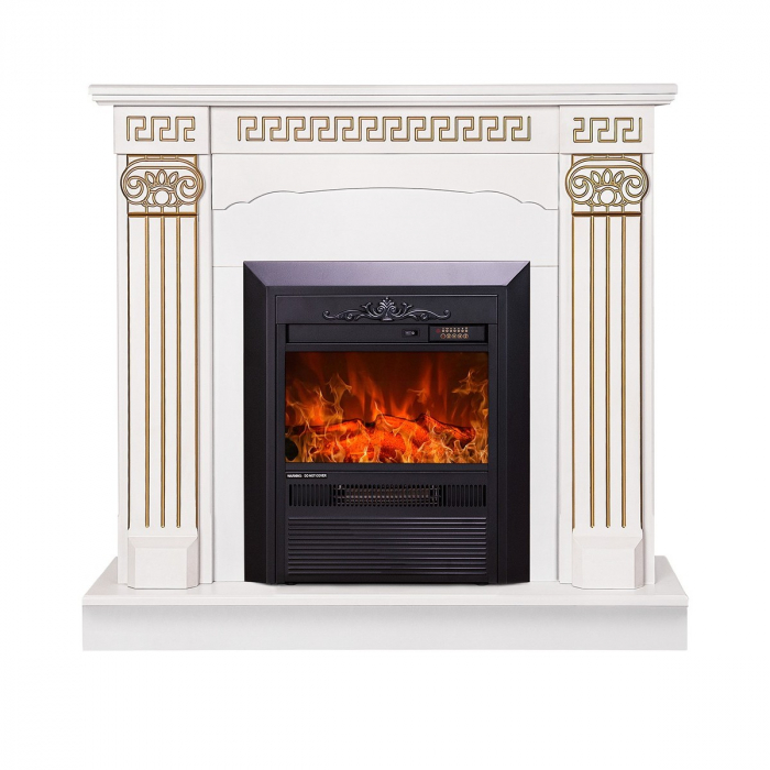 Semineu electric Calisto & Cristina, Dimensiuni (I*L*A) :1000*1100*330 mm, Efect 3D, Telecomanda, 2 trepte de putere [2]