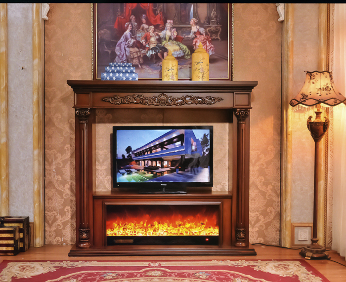 Semineu electric Fusion, Dimensiuni (IxLxA) 1660*1800*380 mm, Telecomanda, Efect 3D [2]