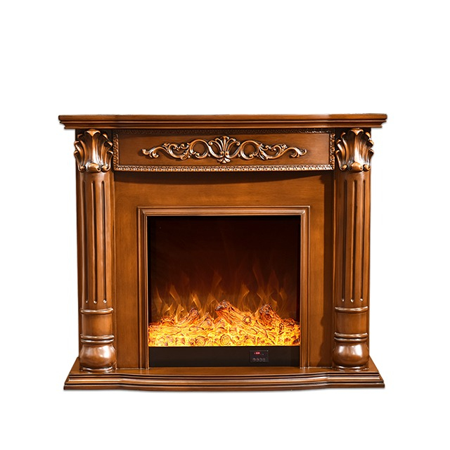 Semineu electric Premium KALIPSO, maro, 1500 W, (I*L*A) :1020*1200*330 mm, efect 3D, telecomanda [5]