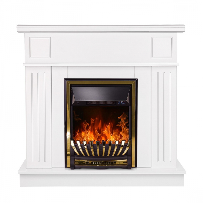 Semineu electric Marina alb & Meridian, Dimensiuni 978x1048*x300 mm, Efect 3D, 2 trepte de putere, Telecomanda [2]