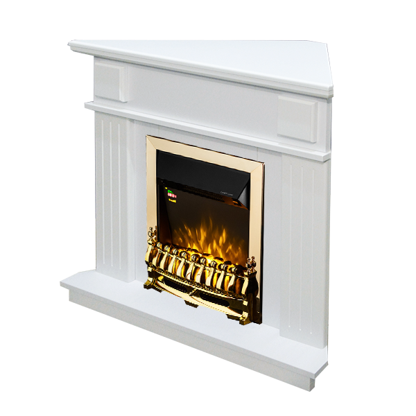 Semineu electric Marina de colt alb & Galileo gold, 2000 W [3]