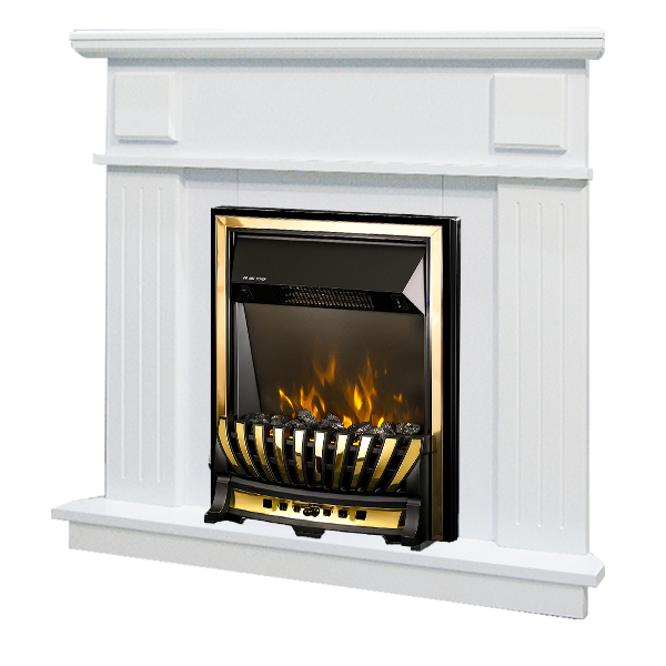 Semineu electric Marina de colt alb & Meridian, 2000 W [1]