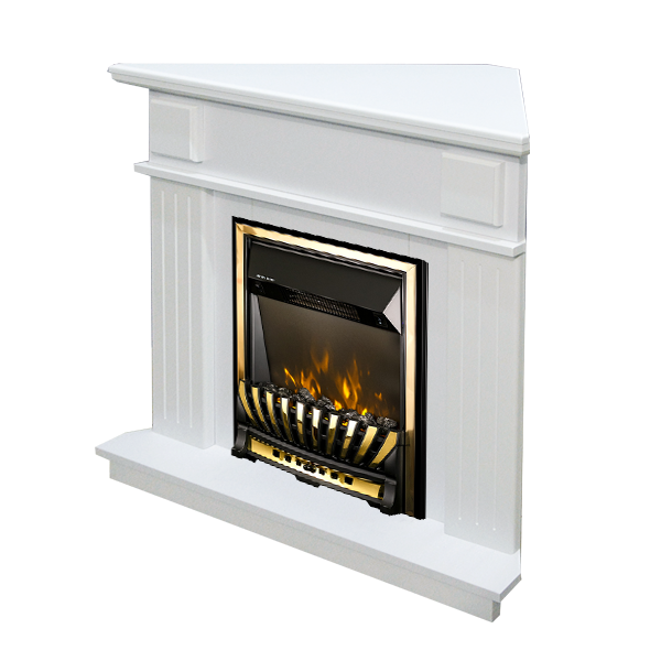 Semineu electric Marina de colt alb & Meridian, 2000 W [3]