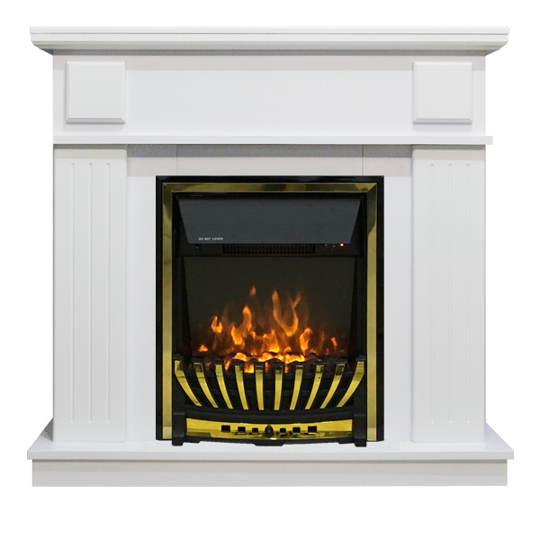 Semineu electric Marina de colt alb & Meridian, 2000 W [2]