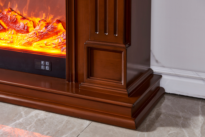 Semineu electric Premium MARSEILLES mini maro, 1500 W, (IxLxA): 1020*1200*330 mm, efect 3D, telecomanda [8]