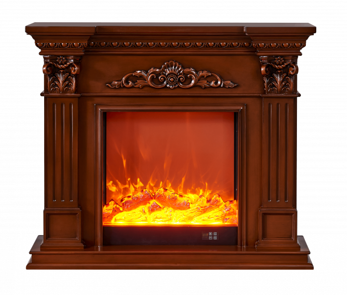 Semineu electric Premium MARSEILLES mini maro, 1500 W, (IxLxA): 1020*1200*330 mm, efect 3D, telecomanda [9]