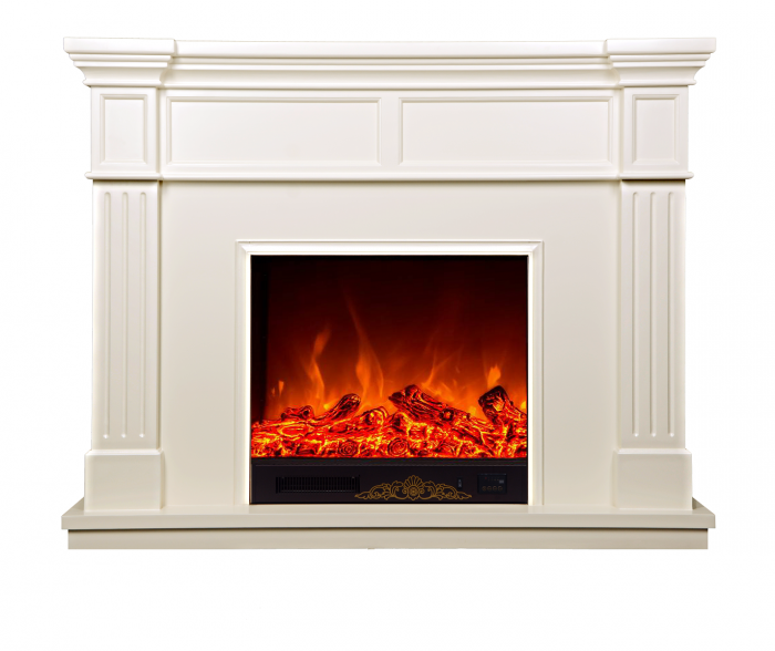 Semineu electric Nadejda maxi alb, Dimensiuni (I*L*A) :1160x1500x330 mm, Efect 3D, Telecomanda, Termostat [2]