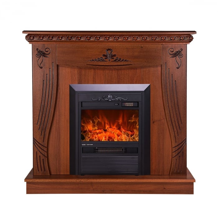 Semineu electric Napoli nuc & Cristina, Dimensiuni (I*L*A) :1016*1100*300 mm, Telecomanda, Efect 3D [2]