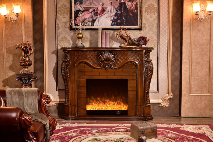 Semineu electric Premium PERLA maxi maro, 1500 W, (I*L*A) :1160*1500*330 mm, efect 3D, telecomanda [1]