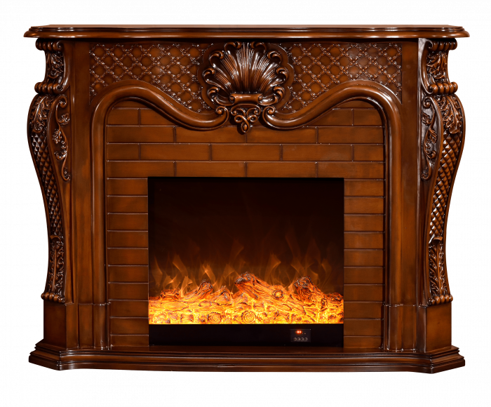 Semineu electric Premium PERLA mini maro, 1500 W, (LxAxI): 1200*330*1020 mm, efect 3D, telecomanda [8]