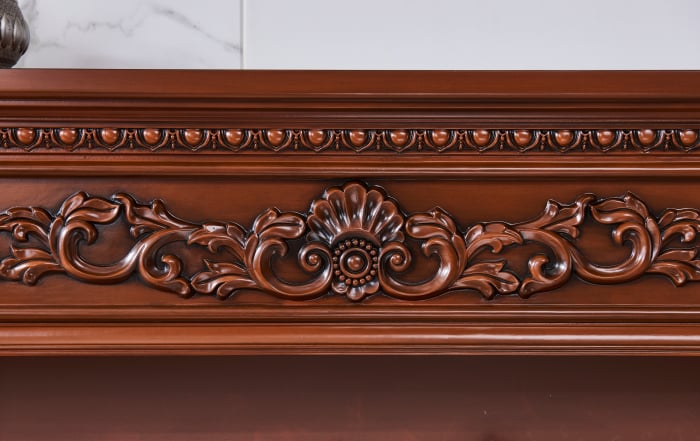 Semineu electric Premium POSEIDON, maro, 1500 W, (IxLxA) 700x2000x330 mm, efect 3D, telecomanda [8]