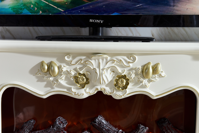 Semineu electric Premium AGAPIS, alb, 1500 W, (Î*L*A) 600x2050x380 mm, efect 3D, telecomanda [7]