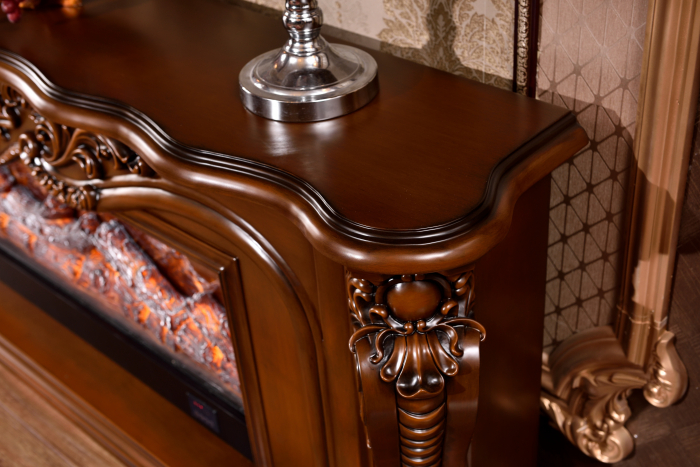 Semineu electric Premium ARTEMIS, maro, 1500 W, (Î*L*A) 700x2000x330 mm, efect 3D, telecomanda [8]