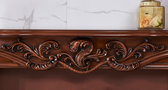 Semineu electric Premium ARTEMIS, maro, 1500 W, (Î*L*A) 700x2000x330 mm, efect 3D, telecomanda [9]