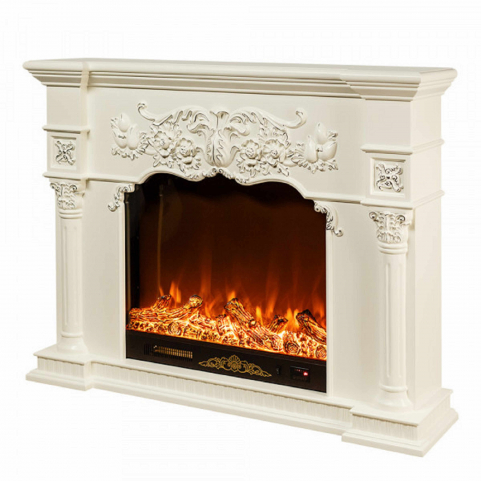 Semineu electric Premium MELVIN MAXI, alb, 1500 W, (Î*L*A) 1160x1500x330 mm [4]