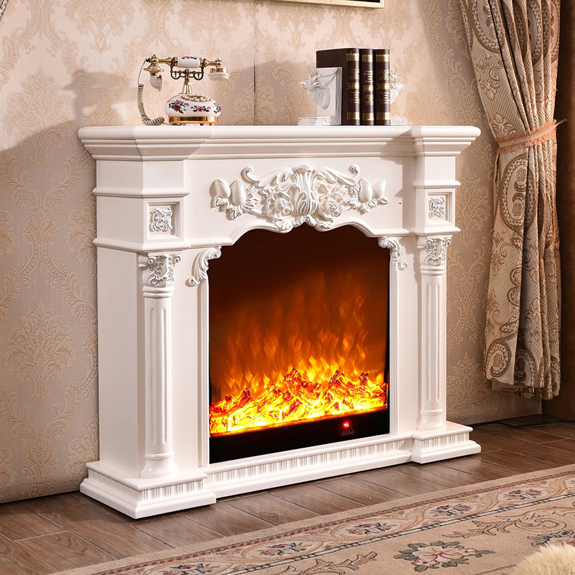 Semineu electric Premium MELVIN MAXI, alb, 1500 W, (Î*L*A) 1160x1500x330 mm [2]