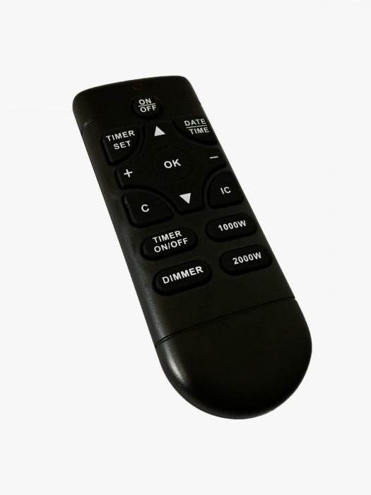 Semineu electric Rock & Pluton, Dimensiuni (IxLxA) 883x980x300 mm, Efect 3D, Telecomanda, Termostat ajustabil [4]