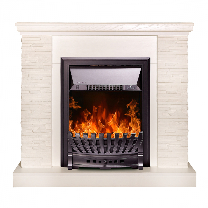 Semineu electric Rock & Pluton, Dimensiuni (IxLxA) 883x980x300 mm, Efect 3D, Telecomanda, Termostat ajustabil [2]