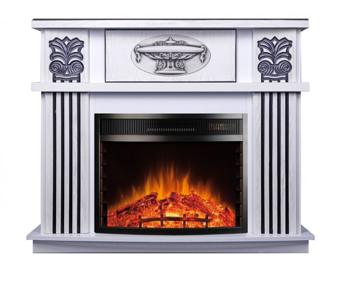 Semineu electric Roma mini alb & Ararat, Dimensiuni (IxLxA): 967x1200x310 mm [2]